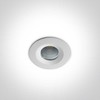 7W LED įleidžiamas šviestuvas, baltas, 3000K, 10107CA/W/W
