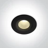 7W LED įleidžiamas šviestuvas, juodas, 3000/4000/5000K, 10107CA/B/V