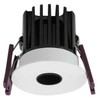 7W LED įleidžiamas šviestuvas XPIXEL, matinės baltos/juodos sp., 3000K