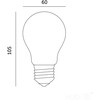 7W LED lemputė FGS, E27, balta, 3000K, 360°
