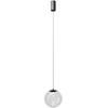 7W LED pakabinamas šviestuvas IRIDES, juodos sp./skaidrus, 3000K, 01-3958
