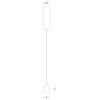 7W LED pakabinamas šviestuvas, juodas, 3000K, 24°, su filtru nuo akinimo, 25137