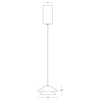 7W LED pakabinamas šviestuvas, juodos/nikelio sp., 3000K, su filtru nuo akinimo, 25348