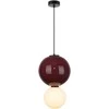 7W LED pakabinamas šviestuvas PIEVE, raudonos/violetinės/matinės baltos sp., 3000K