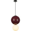 7W LED pakabinamas šviestuvas PIEVE, raudonos/violetinės/matinės baltos sp., 3000K