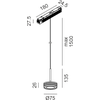 7W LED pakabinamas šviestuvas SOL MINI P į magnetinę sistemą IN_LINE, bronzos/juodos sp., 3000K, 24°, 2G
