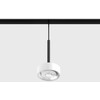 7W LED pakabinamas šviestuvas SOL MINI P į magnetinę sistemą IN_LINE, baltos/juodos sp., 3000K, 48V, 24°