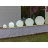 NewGarden 7W LED pastatomas lauko šviestuvas BULY 50, E27, A60, baltas, 6000/6500K, IP65, parduodamas su lempute