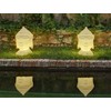 7W LED pastatomas lauko šviestuvas GOA 70, E27, A60, baltas, 6000K, IP65, parduodamas su lempute