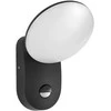 Pakabinamas šviestuvas 7W LED sieninis fasado šviestuvas MONTI 4K D-SENSOR, juodas, 4000K