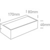 7W LED sieninis šviestuvas, antracito sp., 2700/3300/4000K, IP65, 67392/AN/V