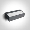 7W LED sieninis šviestuvas, antracito sp., 3000K, 67392/AN/W