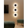 7W LED sieninis šviestuvas FANTASIA, juodas/skaidrus, 3000K, 4287901