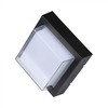 V-tac 7W LED sieninis šviestuvas, juodas, 3000K, IP65