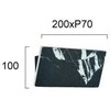 7W LED sieninis šviestuvas SELENA, juodas, 3000K, 4320200