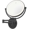7W LED sieninis šviestuvas SELFIE, juodas, 3000/4000/6000K, dimeriuojamas