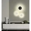 Bikuvalt 7W LED sieninis šviestuvas TATOO, juodu korpusu, 3000K, 33cm, 01-2687