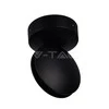 V-tac 7W LED sieninis šviestuvas, juodas, IP65, 4000K