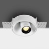 7W LED užglaistomas reguliuojamas šviestuvas, baltas, 3000K, 11107TTR/W/W