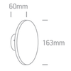 7W sieninis šviestuvas, antracito spalvos, IP54, 3000K, 67450/AN/W