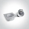 Bikuvalt 6,5W LED užglaistomas šviestuvas, baltas, 3000K, 10107BT/W/W