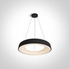 80W LED pakabinamas šviestuvas, juodas, 3000K, 62180NB/B/W