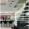 Bikuvalt 8,2W LED lubinis šviestuvas GABI, juodas, 3000K, 4279401