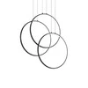 Ideal Lux Pakabinamas šviestuvas Frame Sp Cerchio Nero