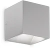 Sieninis šviestuvas Ideal Lux 8,5W LED sieninis fasado šviestuvas RUBIK, pilkas, 4000K, IP54, 326856