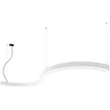 88W LED pakabinamas šviestuvas SEMI S, baltas, 3000K, 3000mm, DALI, 3921-0030-3-W-D3