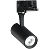 8W LED akcentinis šviestuvas į 3 fazių bėgelį FOX, juodas, 4000K, 322322
