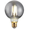 8W LED dekoratyvinė lemputė, pilka, E27, 1800K