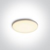 8W LED įleidžiamas šviestuvas, baltas, 3000K, 10108CF/W