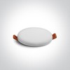 8W LED įleidžiamas šviestuvas, baltas, 3000K, 10108CF/W
