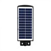 V-tac 8W LED gatvės šviestuvas su saulės baterija, juodas, 6000K