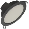 VTAC 8W LED įleidžiama panelė DOWNLIGHT IP44 GEN2, juoda, 4000K, 100°