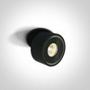 8W LED įleidžiamas pakreipiamas šviestuvas, juodas, 3000K, 11108LA/B/W