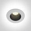 8W LED įleidžiamas šviestuvas, baltas, 3000K, 10108D1/W/W