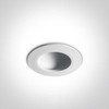 8W LED įleidžiamas šviestuvas, baltas, 3000K, 10108FD/W/W