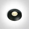 8W LED įleidžiamas šviestuvas, juodas, 3000K, 10108R/B/W