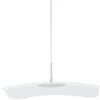 Lubinis šviestuvas 8W LED pakabinamas šviestuvas BLOSSOM, chromo/baltos sp./skaidrus, 3000K