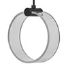 8W LED pakabinamas šviestuvas CIRCLE, juodas, 3000/4200/6500K