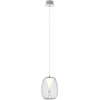 8W LED pakabinamas šviestuvas DROP, chromo sp./skaidrus, 3000K, 01-3627