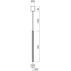 8W LED pakabinamas šviestuvas NIKOS, juodas, 2700K, 01-4191