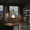 8W LED pakabinamas šviestuvas TORDI, mėlynos/matinės baltos/žalios sp., 3000K