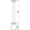 8W LED pastatomas lauko šviestuvas AURA, tamsiai pilkas, 3000K, IP65, 90374