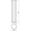8W LED pastatomas lauko šviestuvas KALEN, tamsiai pilkas, 3000K, IP65, 90579
