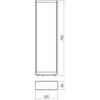 8W LED pastatomas lauko šviestuvas WAKE, tamsiai pilkas, 3000K, IP65, 90582