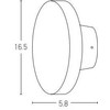 8W LED paviršinis lauko šviestuvas, baltas, 3000K, E304