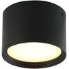 Lubinis šviestuvas 8W LED paviršinis lubų šviestuvas, juodas, 3000K, 22134